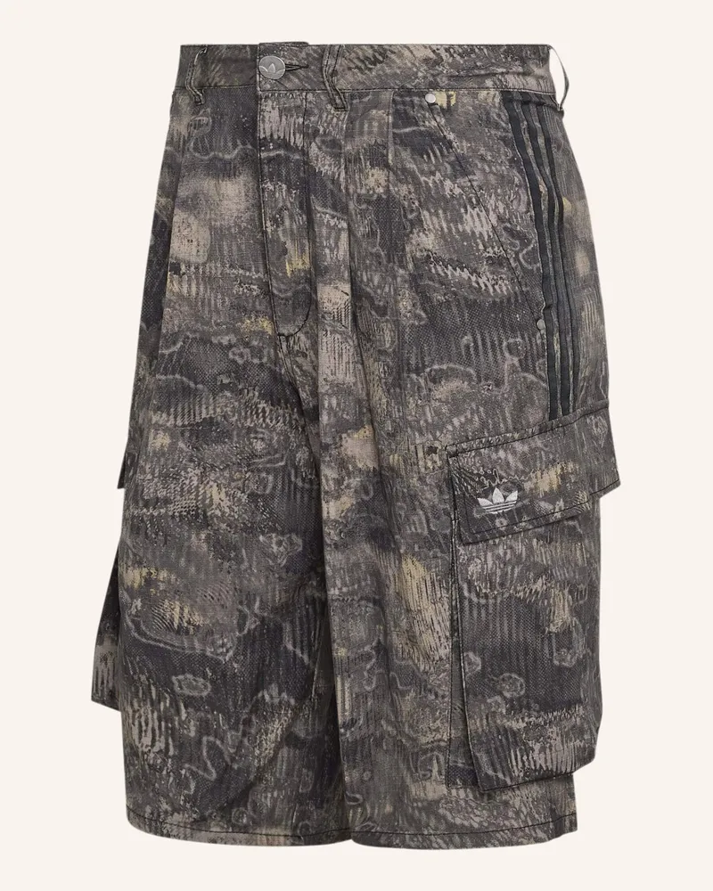 adidas Adilenium Season 5 Aop Cargoshorts weiss Grau