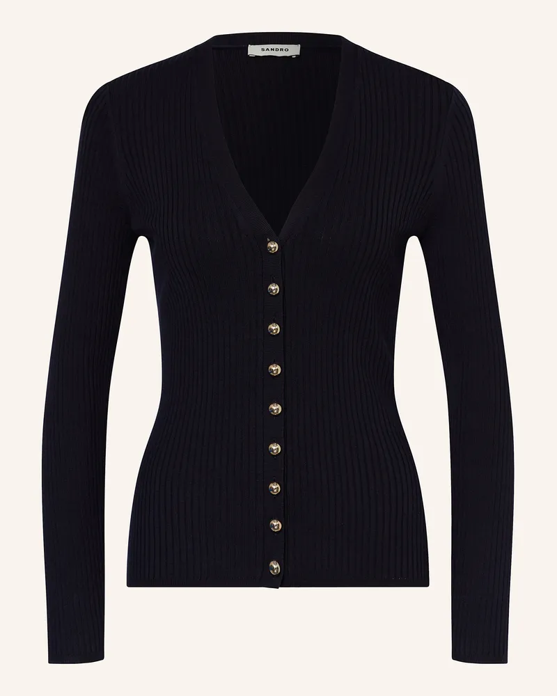 Sandro Strickjacke Dunkelblau