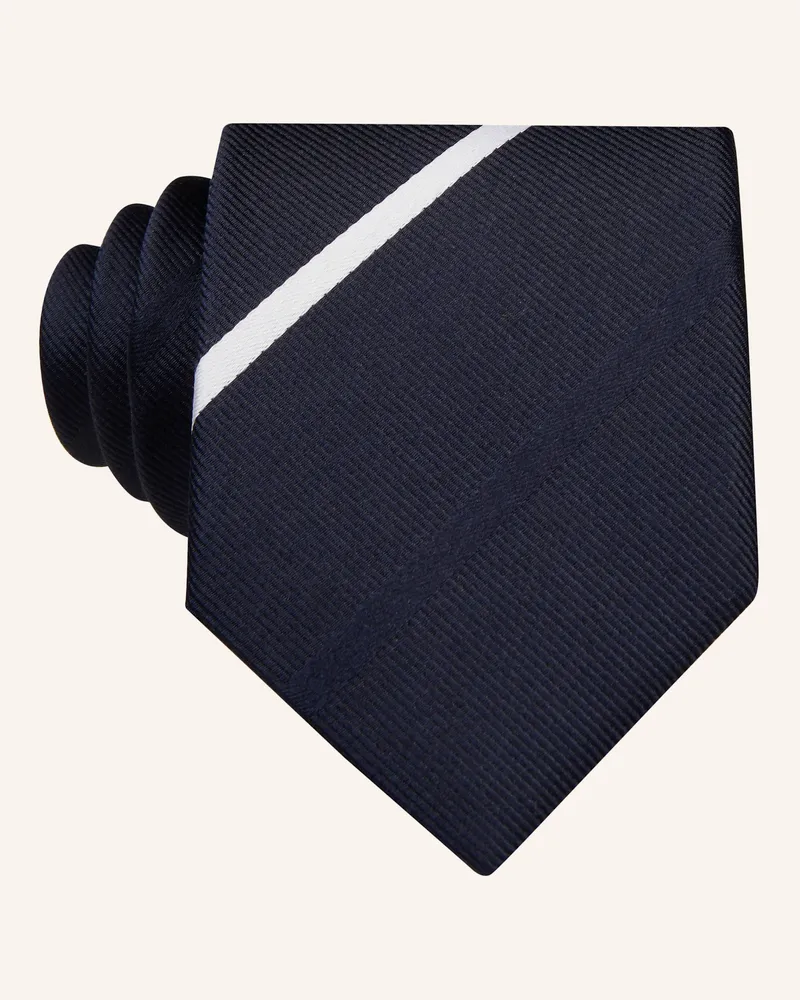 Olymp Krawatte blau Dunkelblau