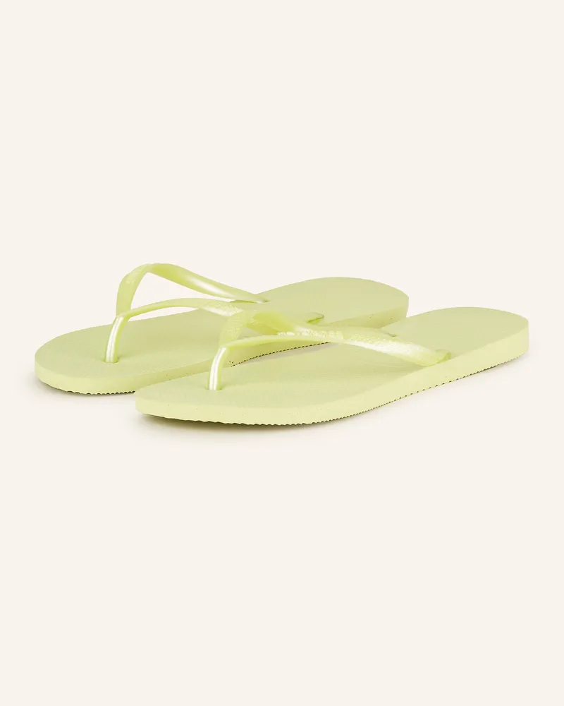 Havaianas Zehentrenner SLIM Hellgrün