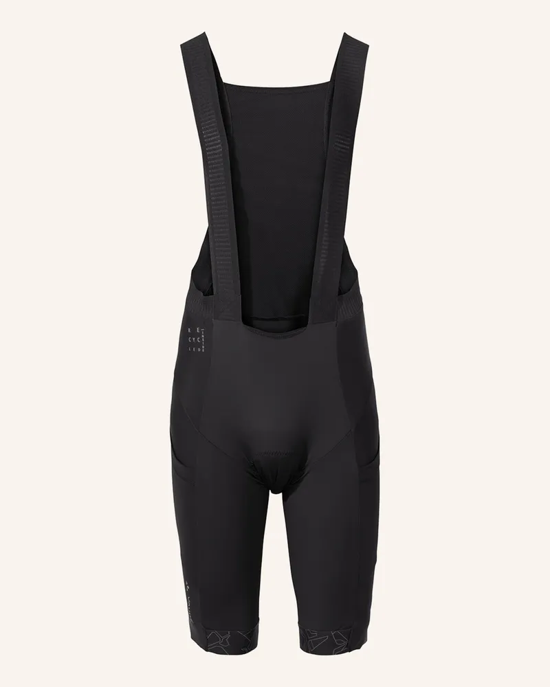 Vaude Radhose KURO II mit Trägern und gepolstertem Einsatz Schwarz