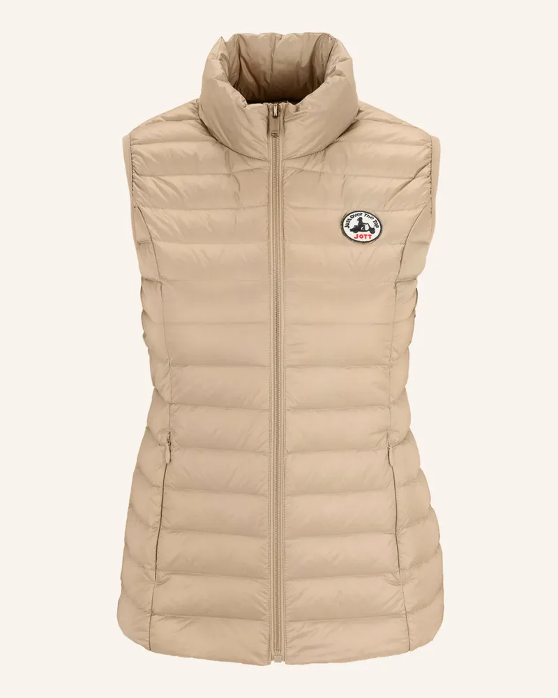 JOTT Lightweight-Daunenweste SEDA Beige