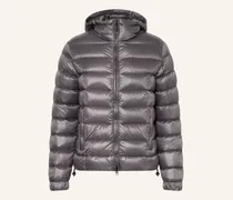 Lightweight-Daunenjacke grau