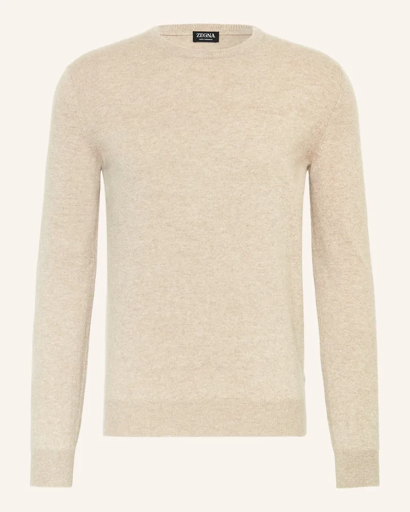 Ermenegildo Zegna Cashmere-Pullover Beige