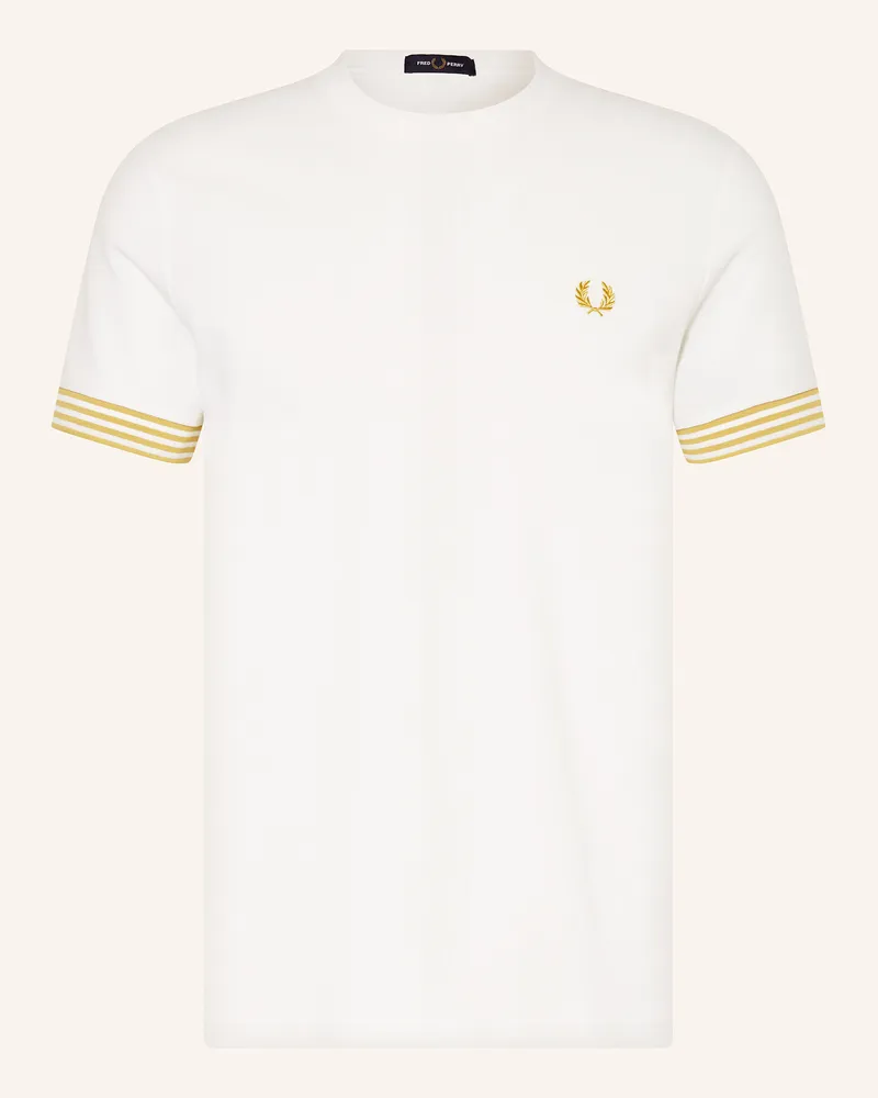 Fred Perry T-Shirt aus Piqué Weiss