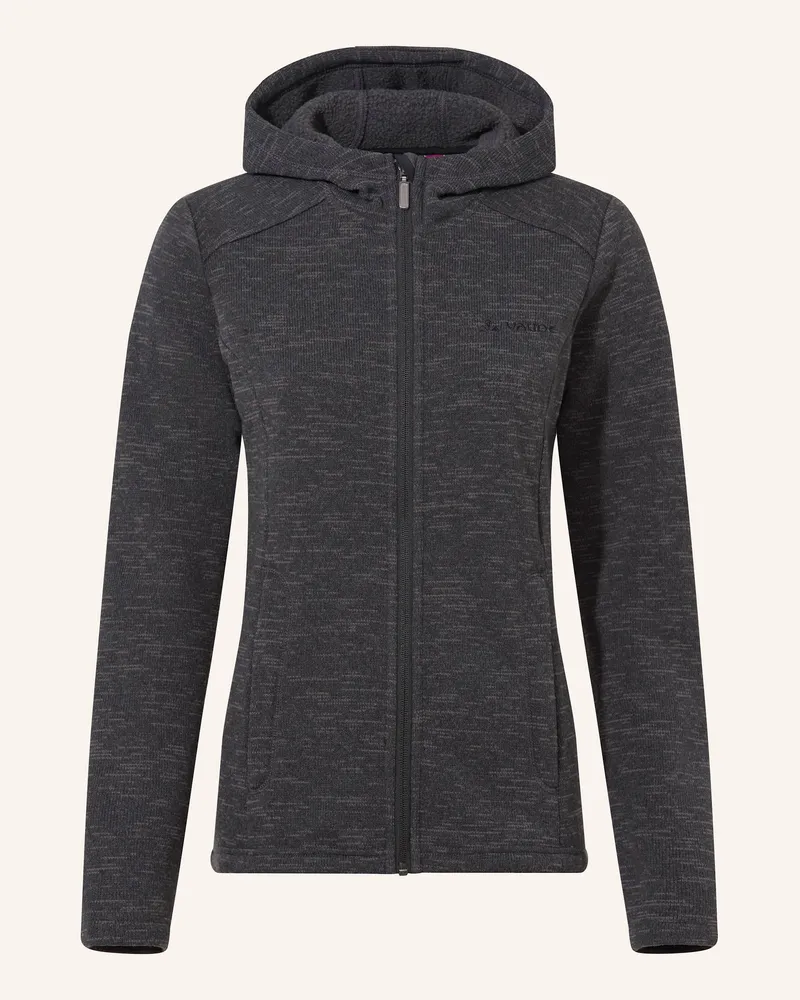 Vaude Fleecejacke W Tikoma Hoody Jacket Ii schwarz Schwarz