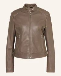 Belstaff Lederjacke MOLLISON Beige