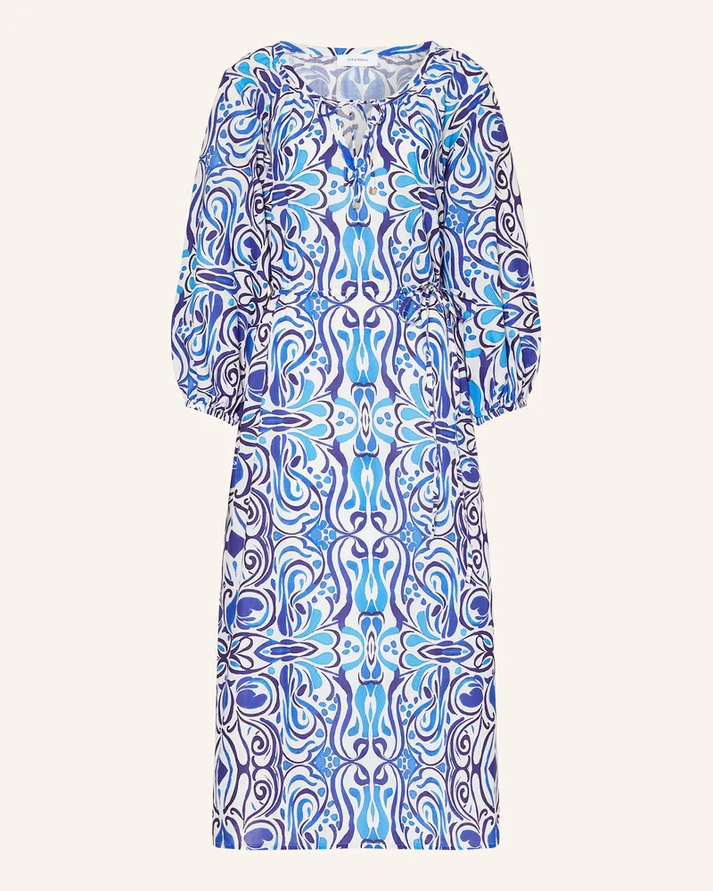 Darling Harbour Kleid mit 3/4-Arm Blau