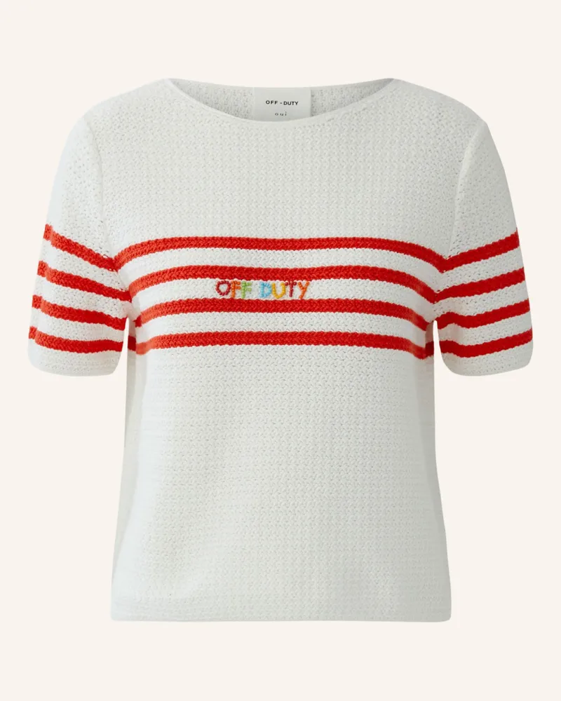 Oui  Pullover weiss Weiss