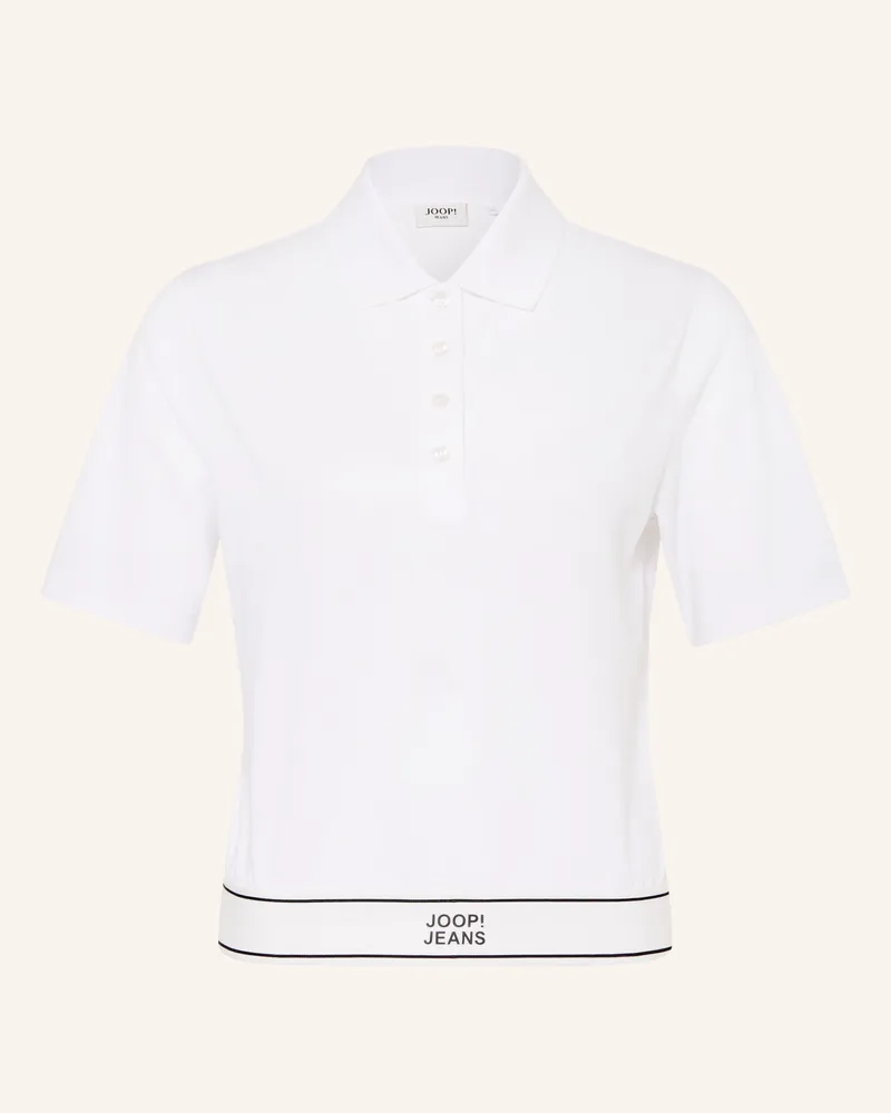 JOOP! Piqué-Poloshirt Talena weiss Weiss