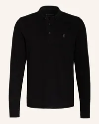 AllSaints Piqué-Poloshirt REFORM Schwarz