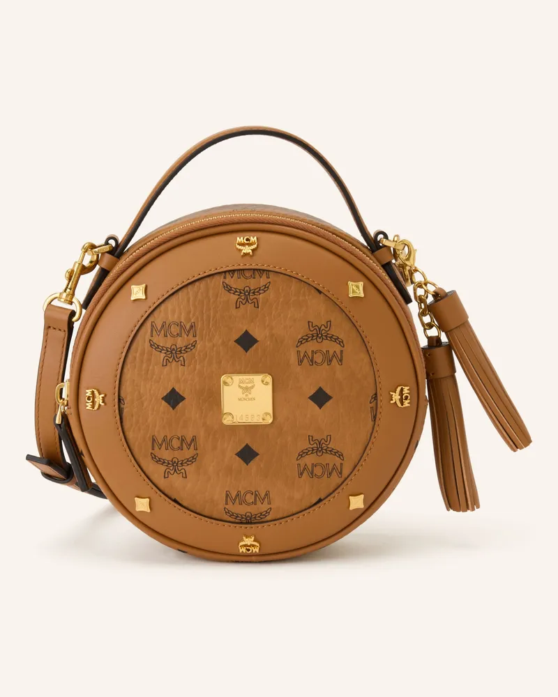 MCM Umhängetasche Pina Vi braun Cognac