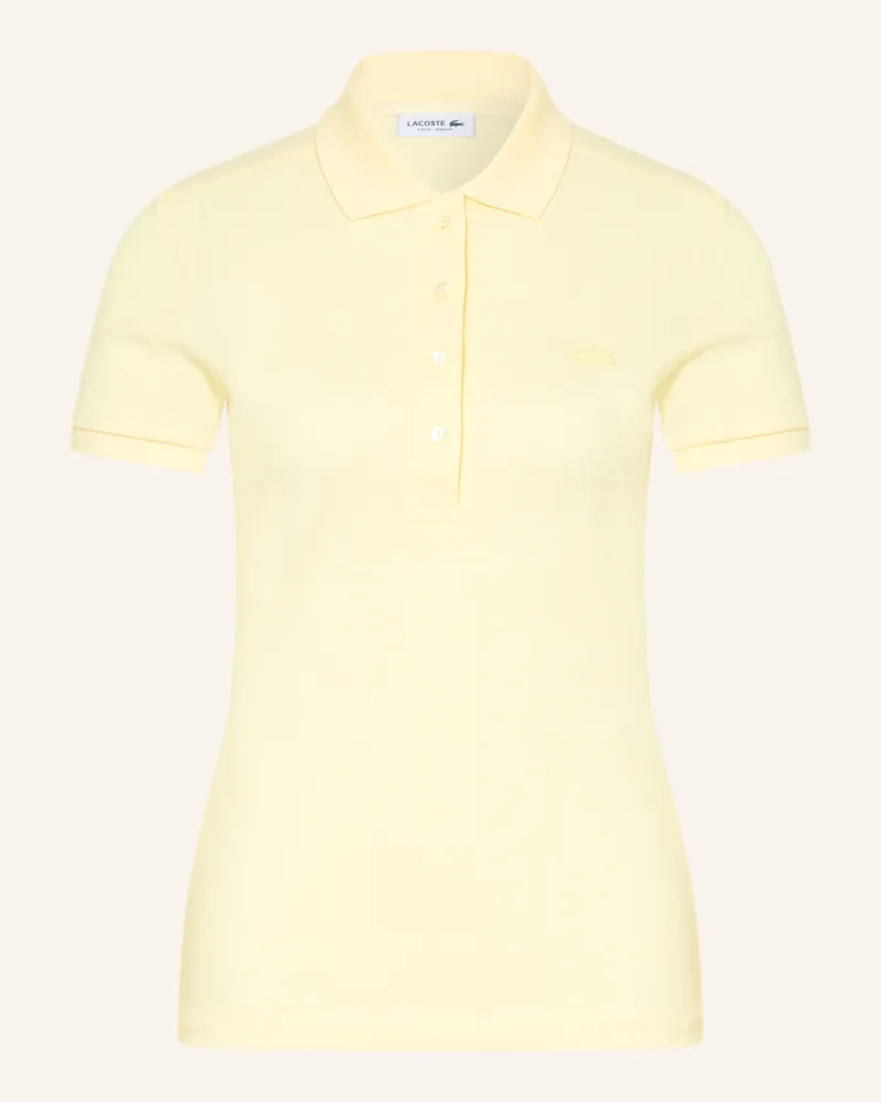 Lacoste Piqué-Poloshirt beige Hellgelb