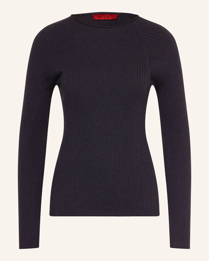 MAX&Co. Longsleeve Osanna blau Dunkelblau