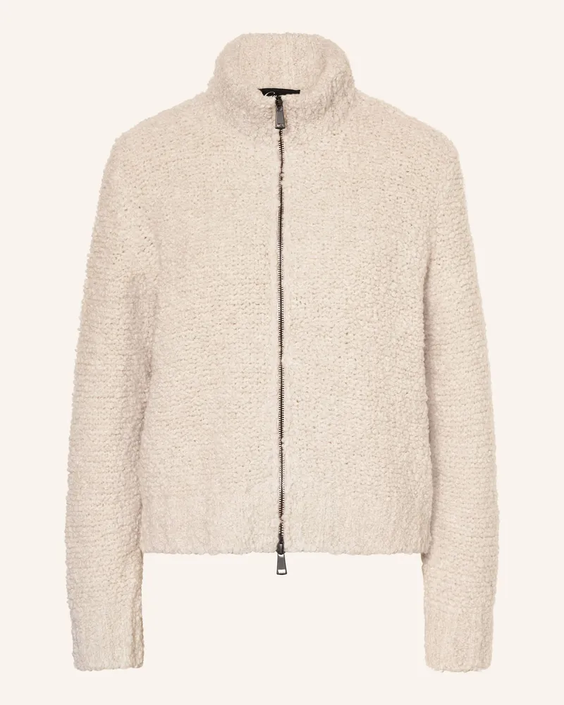 Grace Strickjacke aus Teddyfell Creme