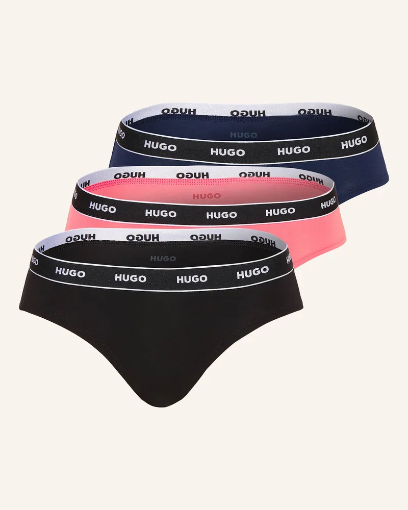 HUGO BOSS 3er-Pack Panties Schwarz