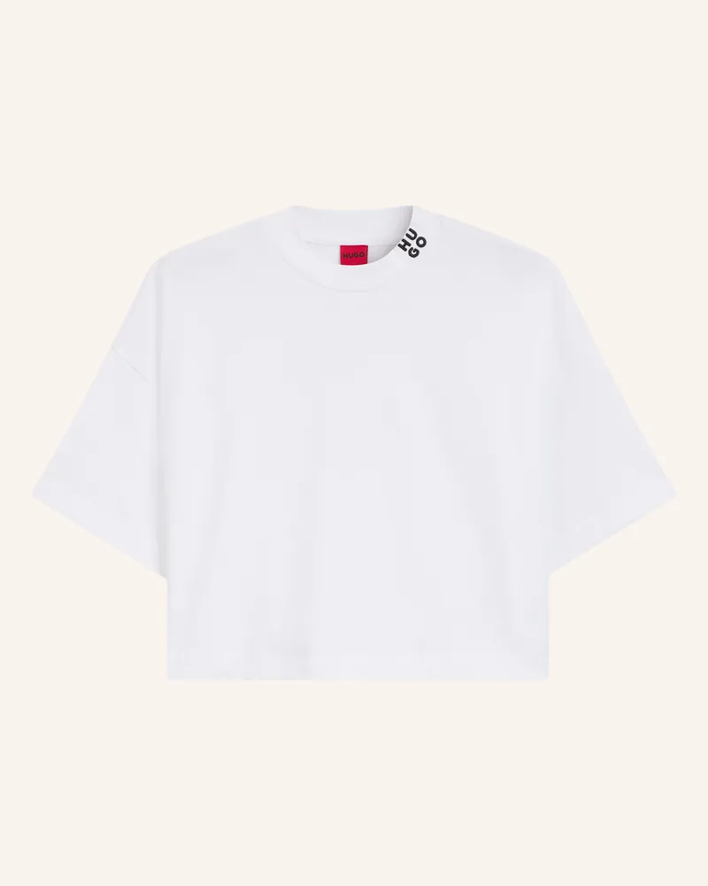 HUGO BOSS T-Shirts Damelody Relaxed Fit weiss Weiss