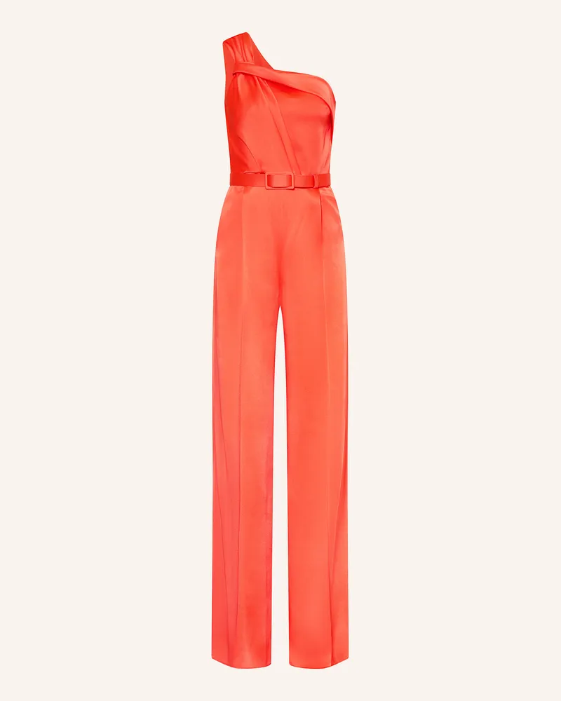 Max Mara Satin-Jumpsuit Gioire orange Lachs