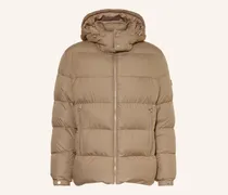 Steppjacke Colter Mit Abnehmbarer Kapuze braun