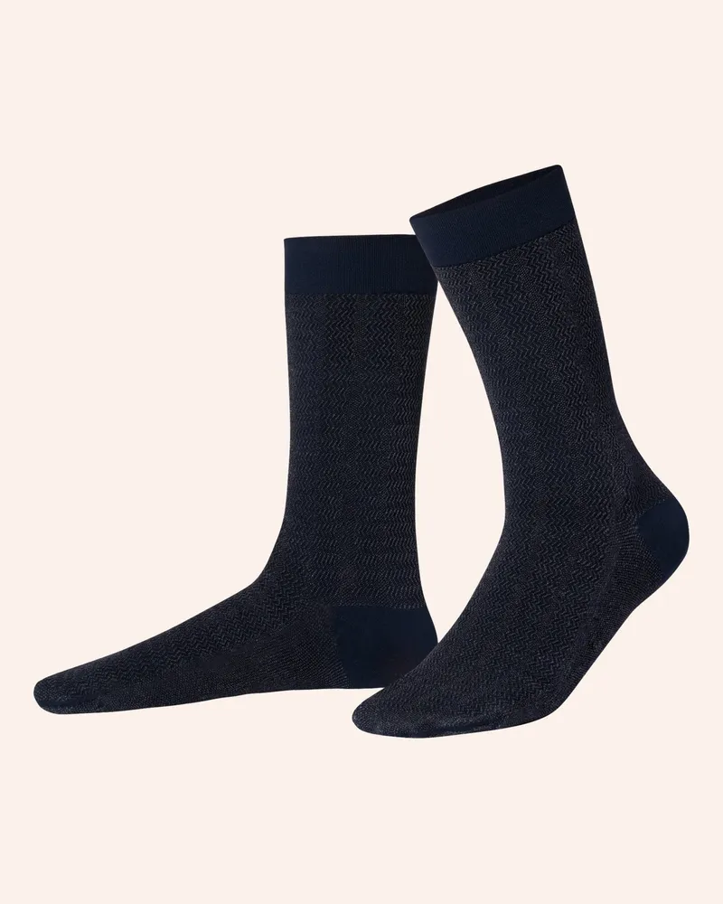 ITEM m6 Socken Cashmere Concious blau Dunkelblau