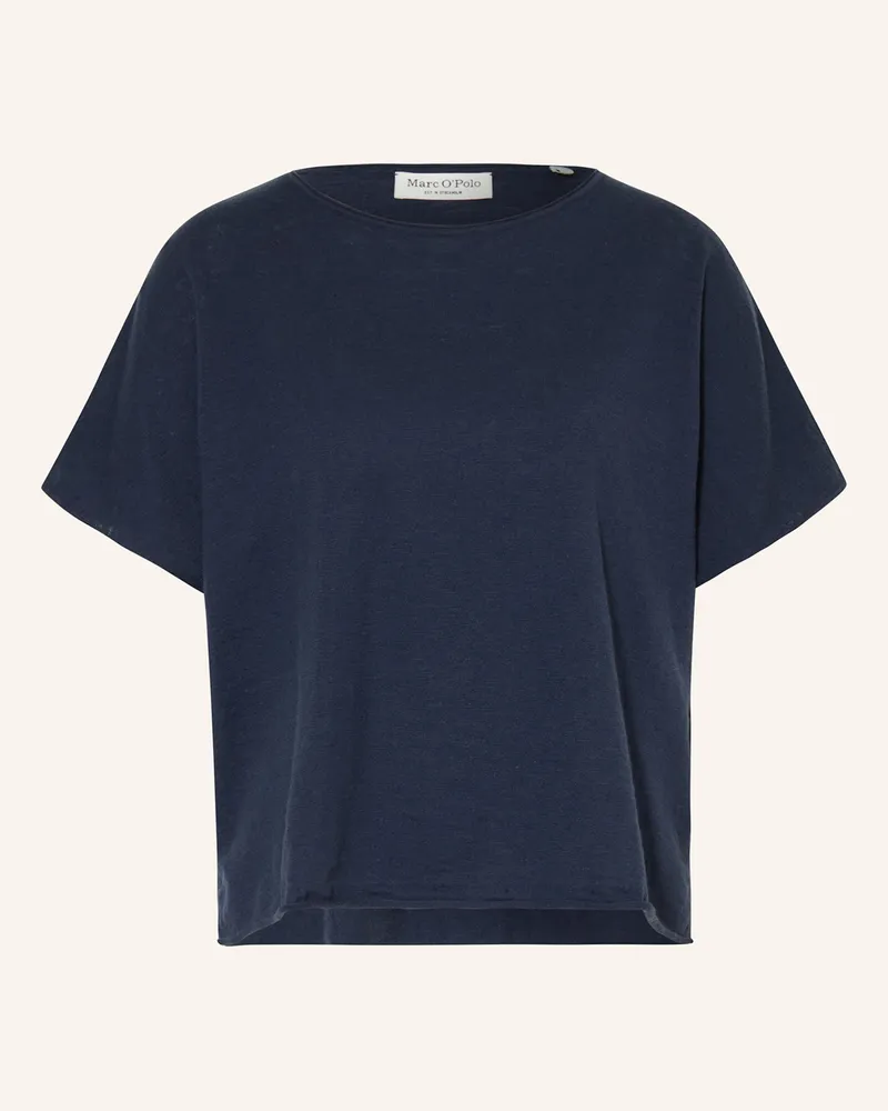Marc O'Polo Strickshirt Dunkelblau