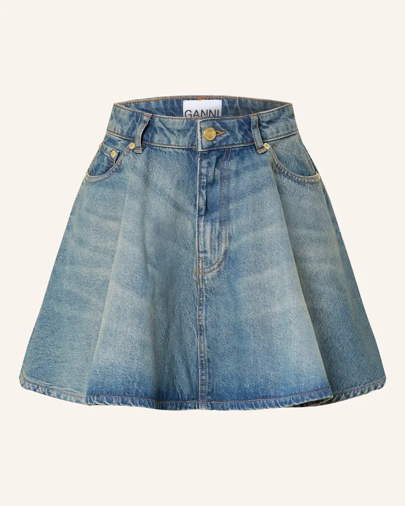 Ganni Jeansrock blau Blau
