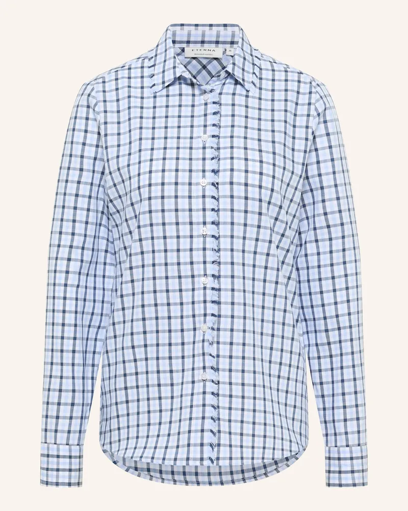 Eterna Bluse REGULAR FIT Hellblau