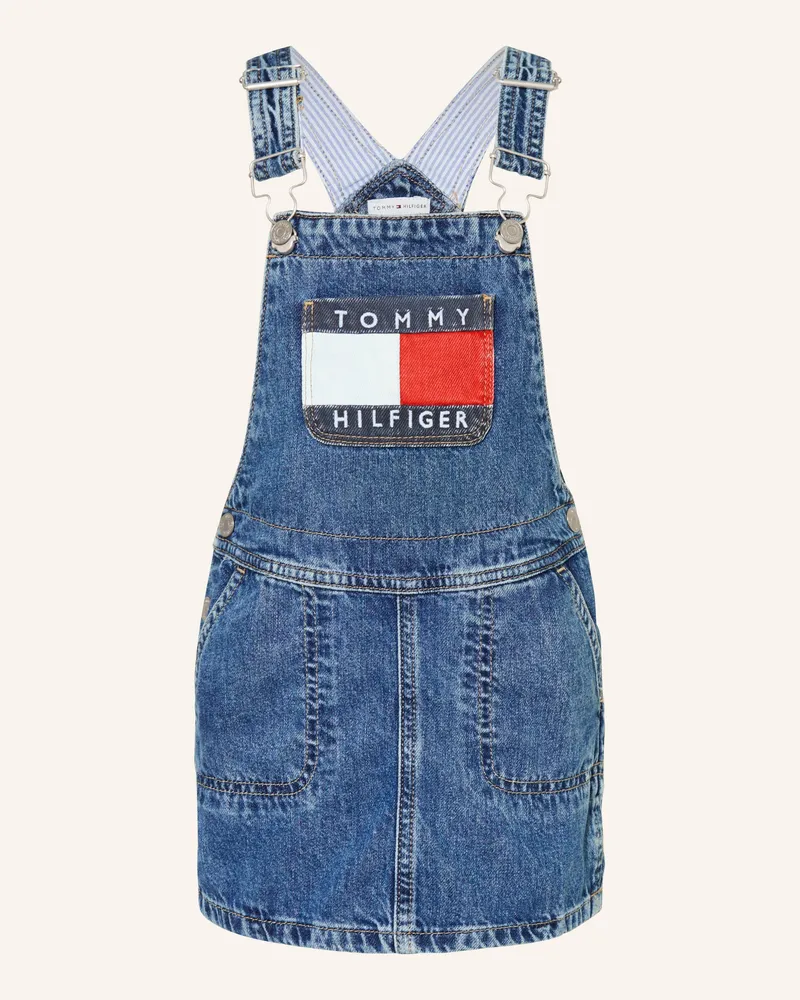 Tommy Hilfiger Jeans-Latzkleid blau Blau