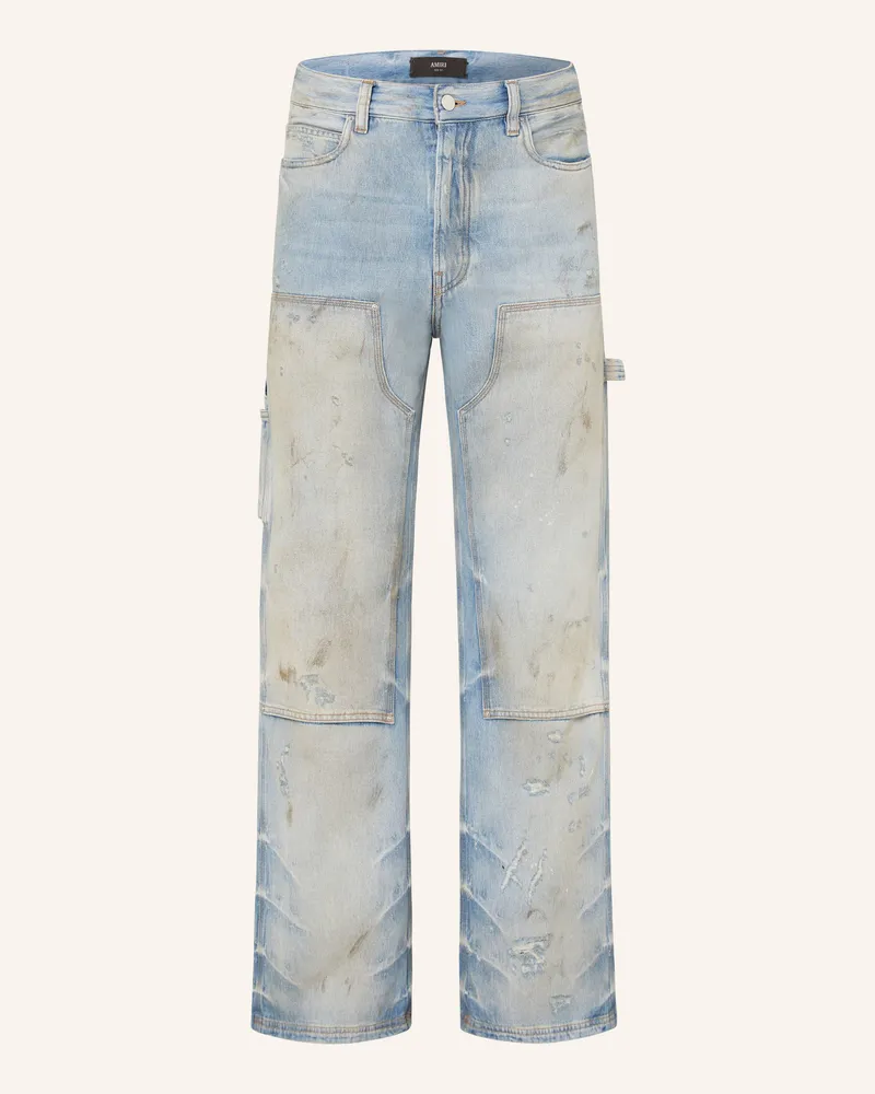 Amiri Destroyed Jeans Regular Fit blau Perfect