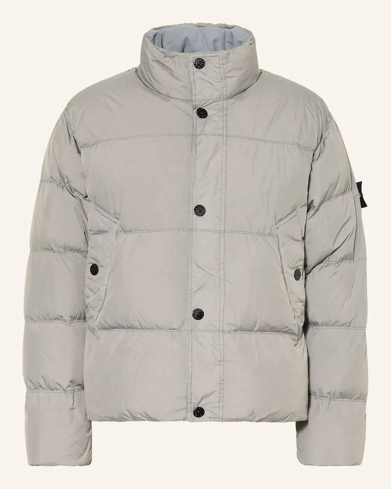 Stone Island Daunenjacke grau Grau