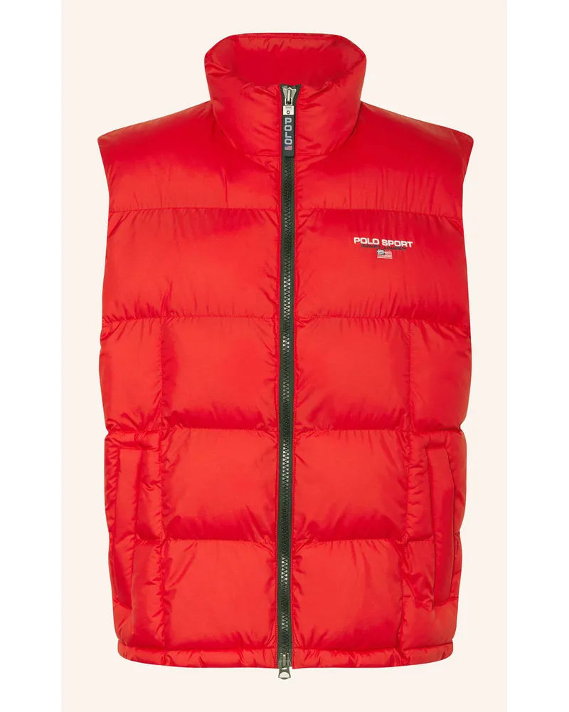 Ralph Lauren Steppweste Rot