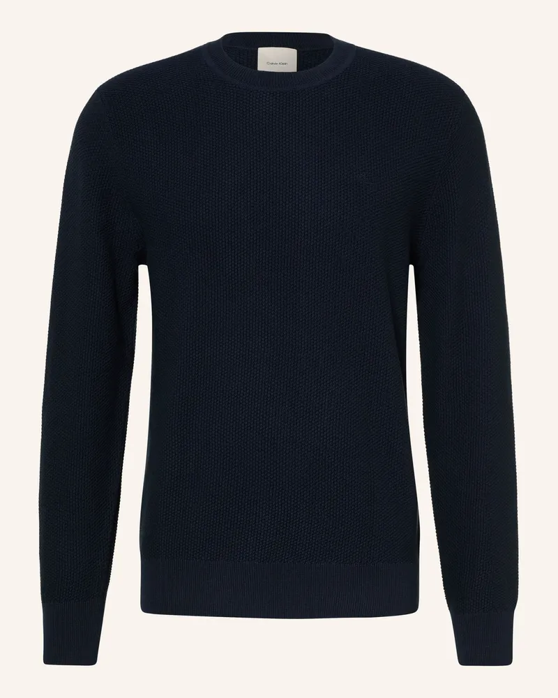 Calvin Klein Pullover blau Dunkelblau