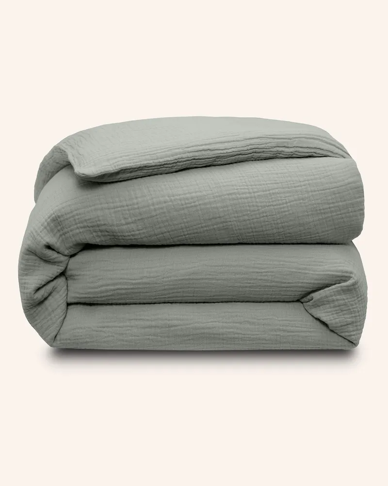ROYFORT Bettbezug MUSSELIN Mint