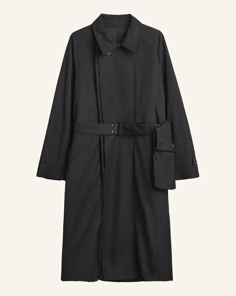 Y-3 Y-3 Mantel Aus Gesponnenem Nylon schwarz Schwarz