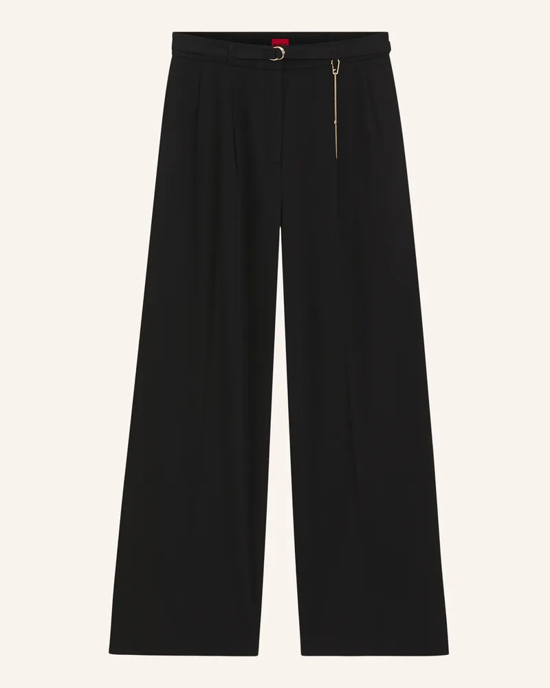 HUGO BOSS Hose Henesa schwarz Schwarz