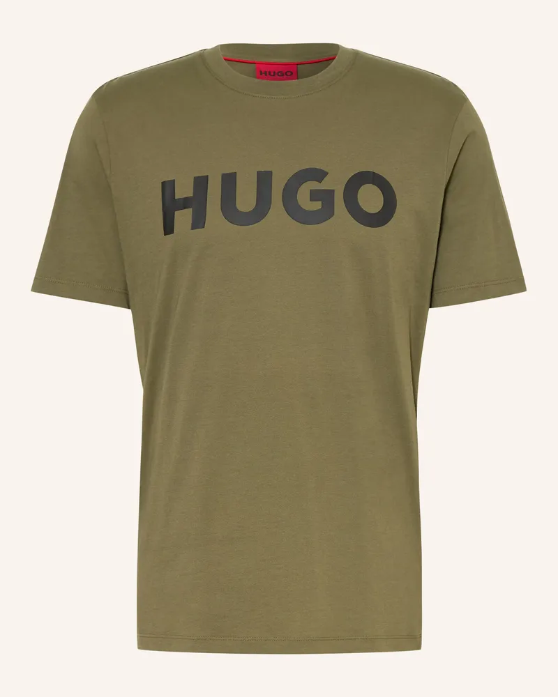 HUGO BOSS T-Shirt Dulivio gruen Oliv