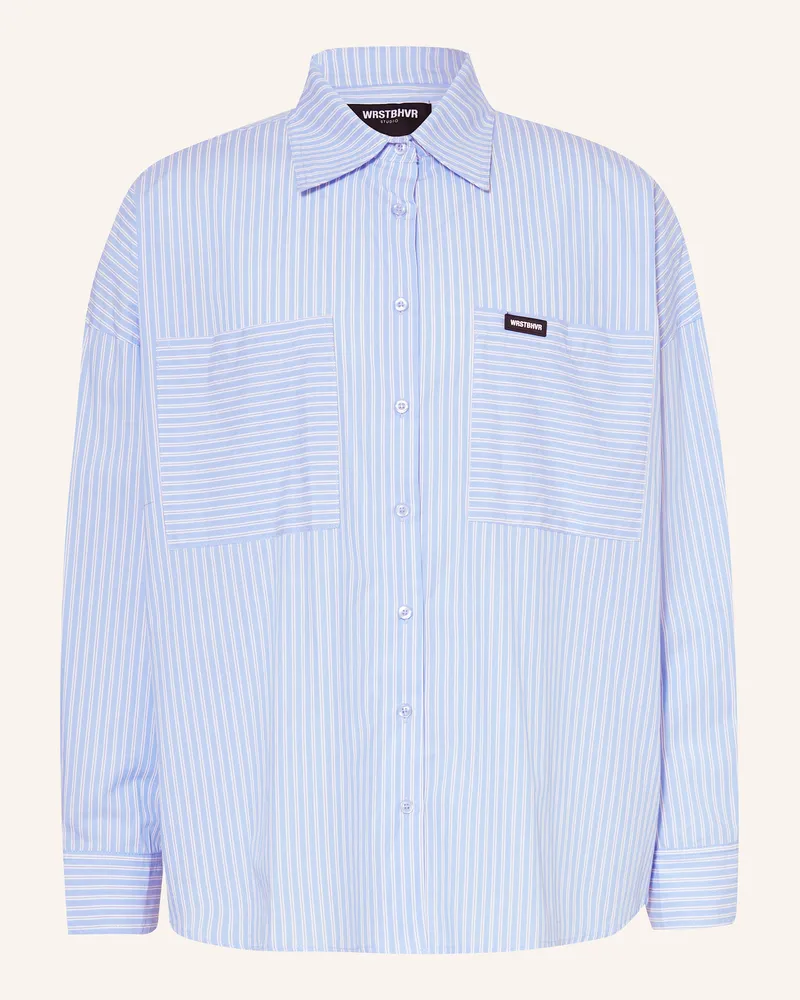 WRSTBHVR Hemd FRITZI Comfort Fit Blau