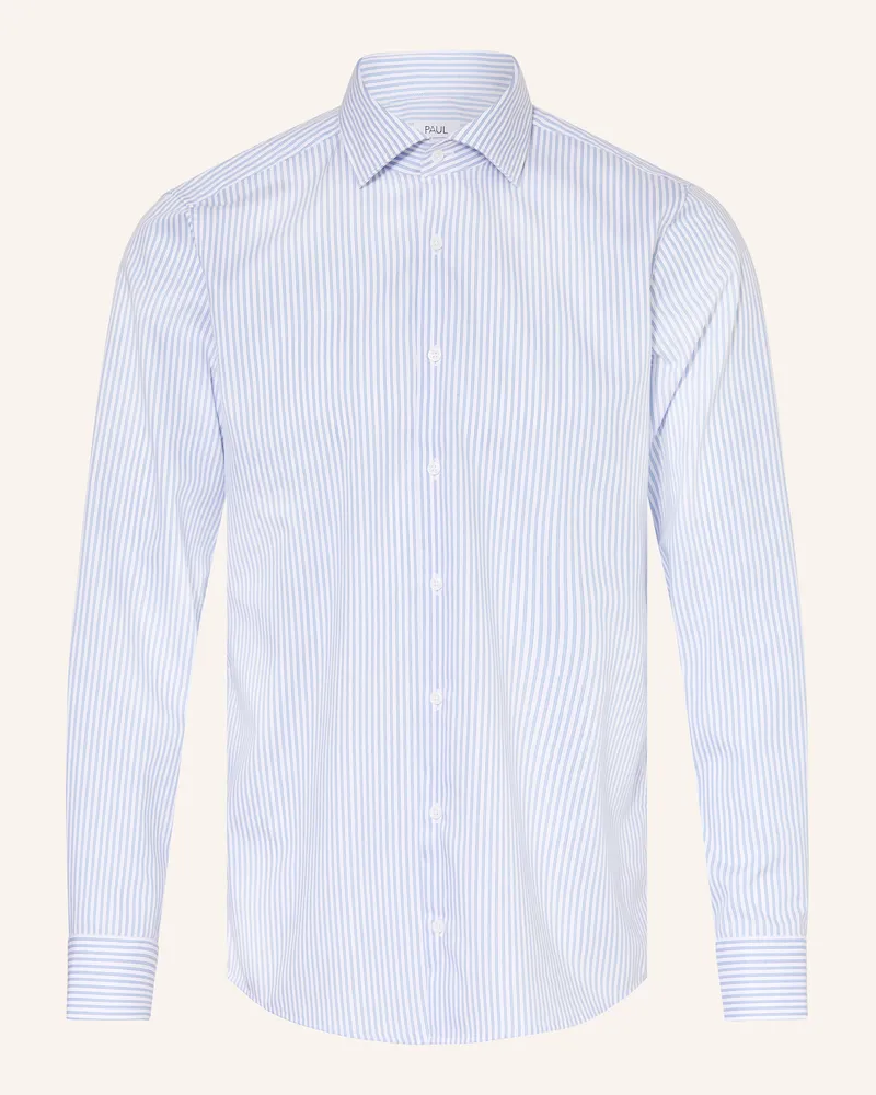 paul Hemd Shaped Fit Hellblau