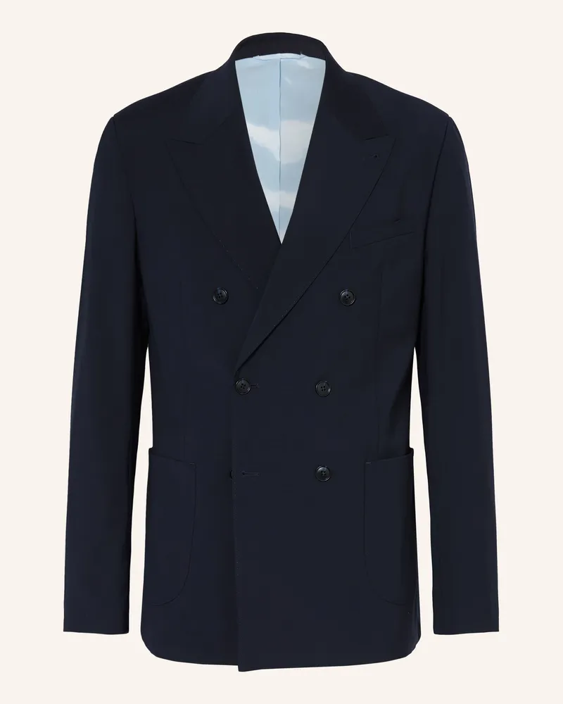 paul Anzugsakko Slim Fit blau 680