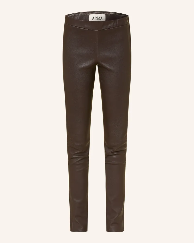 Arma Lederhose Roche braun Dunkelbraun
