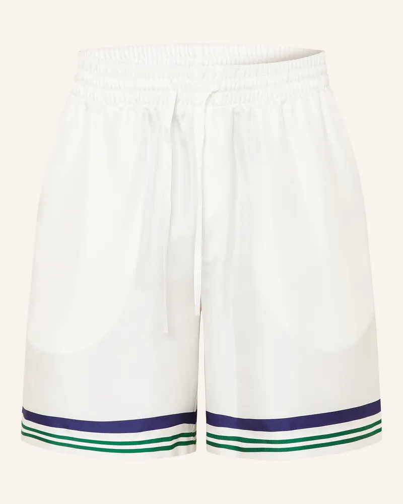 Casablanca Paris Seidenshorts weiss Weiss