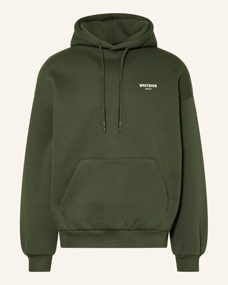 WRSTBHVR Oversized-Hoodie STUDIO V12 Dunkelgrün