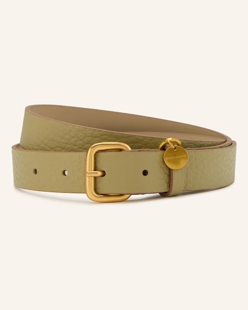 Gianni Chiarini Ledergürtel gruen Hellgrün