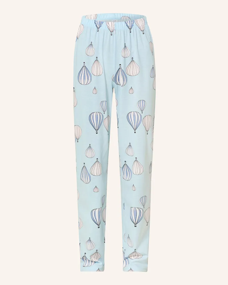 Calida Schlafhose Favourites Journey blau Hellblau