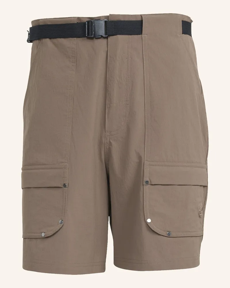 adidas PREMIUM ESSENTIALS UTILITY CARGOSHORTS Braun