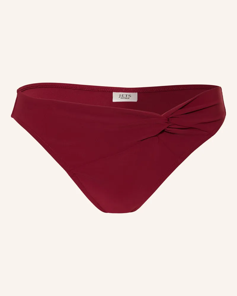 JETS Australia Basic-Bikini-Hose Jetset rot Dunkelrot