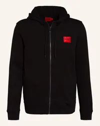 HUGO BOSS Sweatjacke DAPLE Schwarz