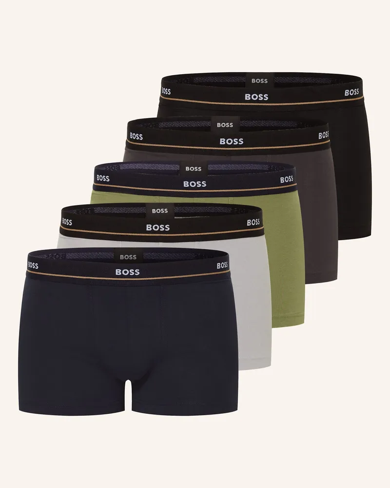 HUGO BOSS 5er-Pack Boxershorts ESSENTIAL Schwarz