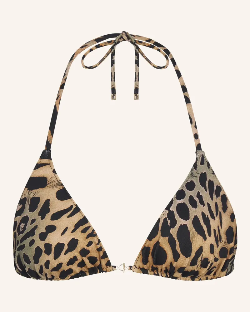 SKIMS Triangel-Bikini-Top Micro Hardware braun Cskp