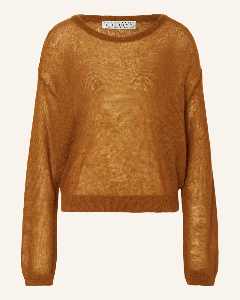 10Days Pullover mit Alpaka Cognac